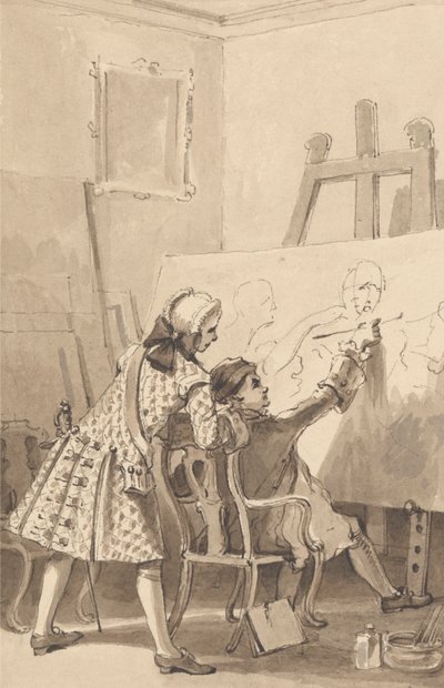 Hogarth peignant 