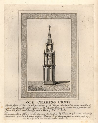 Vieux Charing Cross, une des 12 croix d