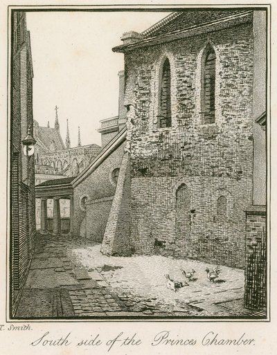 Côté sud de la Chambre des Princes, Westminster - John Thomas Smith