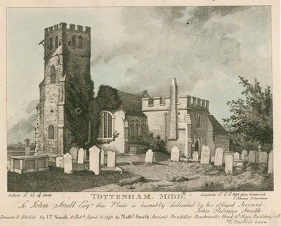 Église de Tottenham, Londres - John Thomas Smith