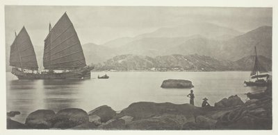 Un jonque de commerce de Canton, vers 1868 - John Thomson