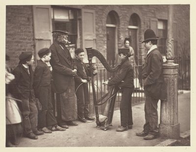 Musiciens de rue italiens - John Thomson