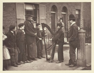 Musiciens de rue italiens - John Thomson