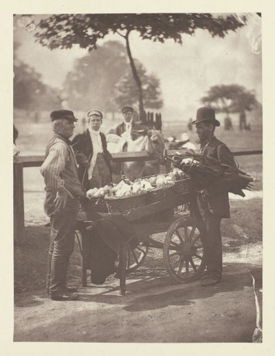 Marchands de champignons et de bière au gingembre - John Thomson