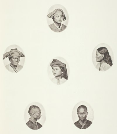 Tête de femme Pepohoan - John Thomson