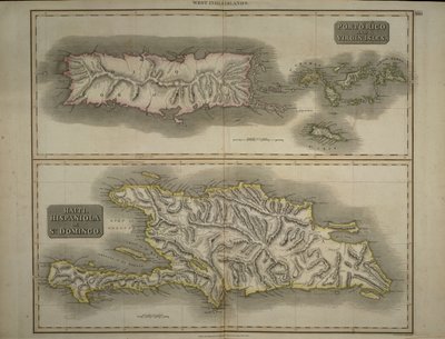 Porto Rico et Îles Vierges : Haïti, Hispaniola ou Saint-Domingue, 1817 - John Thomson