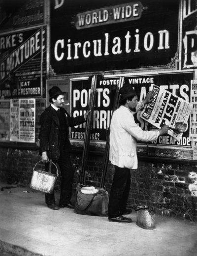 Publicité de rue, de 
