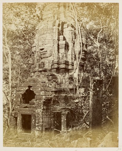 Le temple Bayon, Angkor Thom - John Thomson