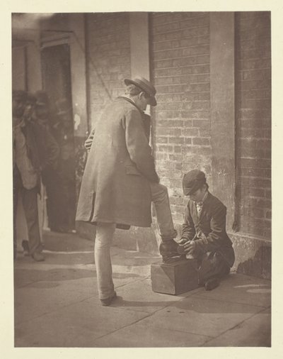 Le Cireur de chaussures indépendant, 1881 - John Thomson