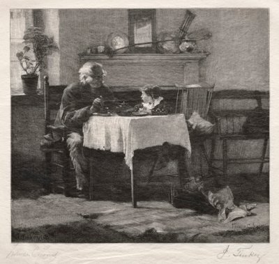 Échange de confidences, 1887 - John Tinkey
