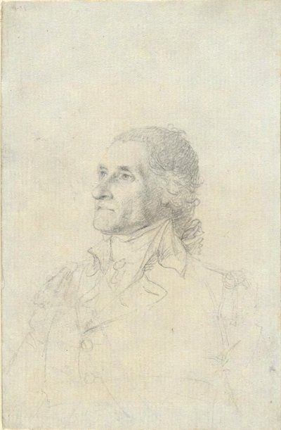 (Homme non identifié - peut-être Washington?) - John Trumbull