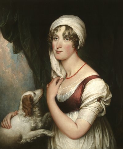 Sarah Trumbull avec un épagneul, vers 1802 - John Trumbull