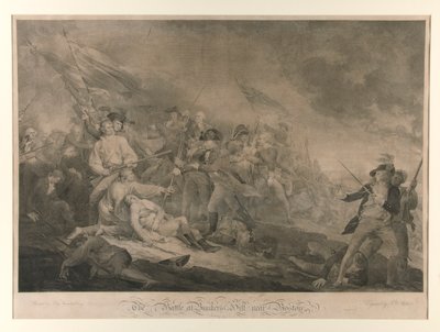 La bataille de Bunker - John Trumbull