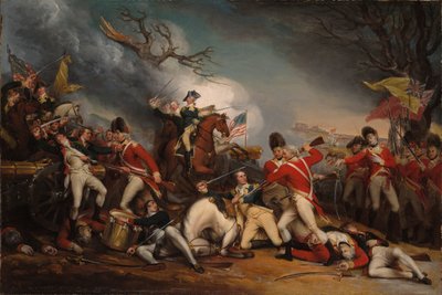 La mort du général Mercer à la bataille de Princeton, 3 janvier 1777 - John Trumbull