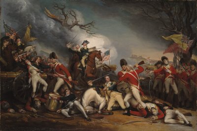 La mort du général Mercer à la bataille de Princeton, 3 janvier 1777 - John Trumbull