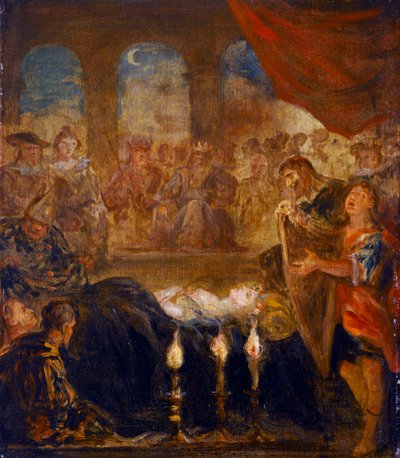 Don Quichotte et la demoiselle sur le cercueil - John Vanderbank