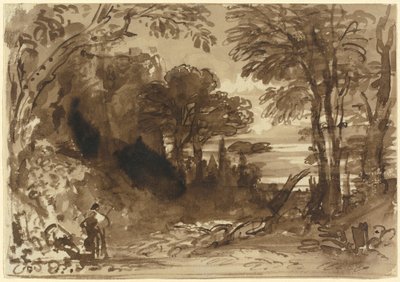 Une clairière dans une forêt - John Varley