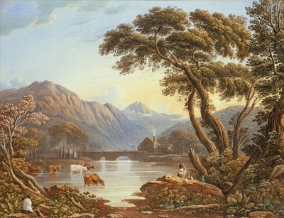 Pont de Beddgelert, nord du Pays de Galles - John Varley
