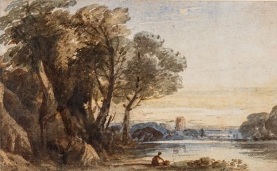 Paysage de caprice, vers 1830 - John Varley