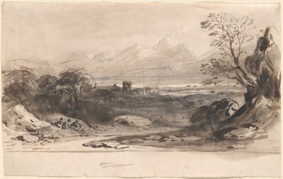 Paysage avec des ruines - John Varley
