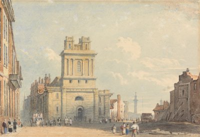 Vue de New Street, près du London Bridge - John Varley