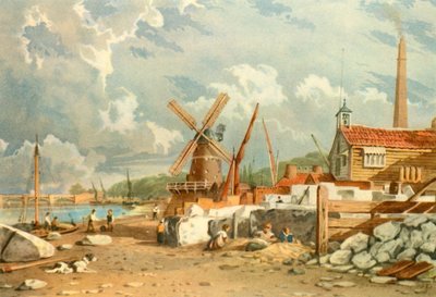 Randalls Flint Mill, Nine Elms, Battersea - John Varley I
