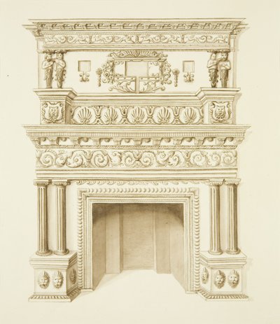 Cheminée dans la 