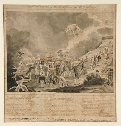 Étude pour une miniature du monde au XIXe siècle - John Warner Barber