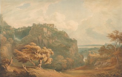Vue de Tivoli vers Rome - John Warwick Smith