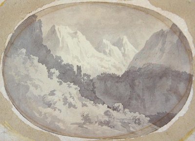 Scène alpine - John Warwick Smith