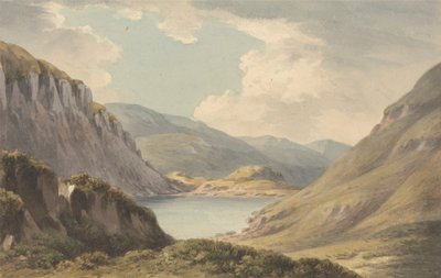 Llyn Geirionedd non loin de Trefriew, sur la rivière Conway, Carnarvonshire - John Warwick Smith