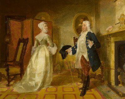 Le Laird de Cockpen et Mistress Jean - John Watson Gordon