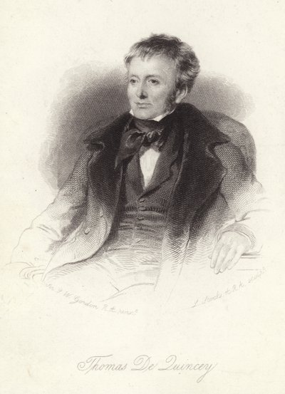 Thomas de Quincey, auteur anglais - John Watson Gordon