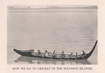 Comment nous allons au cricket dans les îles Salomon, 1912 - John Watt Beattie