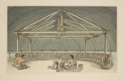 7: Poulaho, roi des Îles Amicales, buvant du Kava, d