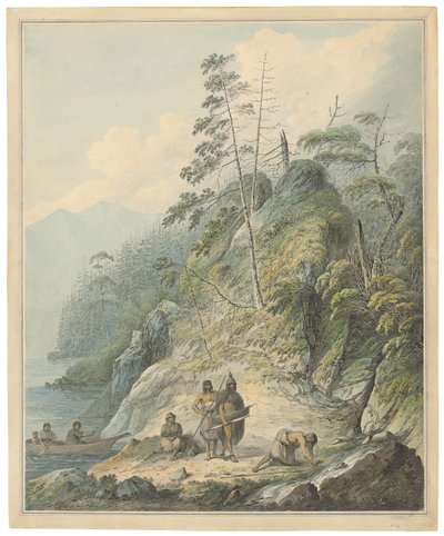Une vue de Nootka Sound, 1784 - John Webber