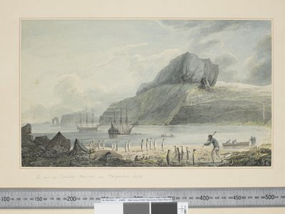 F.1 Vue du port de Noël dans la terre de Kerguelen, c.1773-84 - John Webber