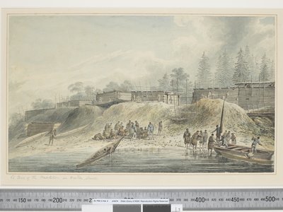 Vue des habitations à Nootka Sound - John Webber