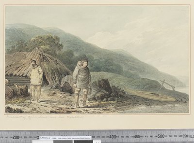 F.33 Habitants de Norton Sound et leurs habitations, c.1773-84 - John Webber