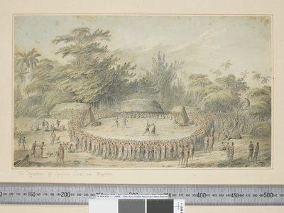 F.4 La réception du capitaine Cook à Hapaee, vers 1773-84 - John Webber