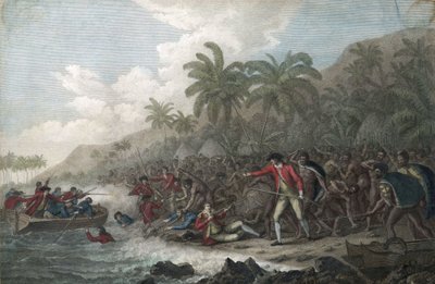 La mort du capitaine James Cook le 14 février - John Webber