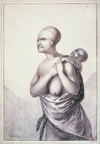 Femmes indigènes de la Terre de Van Diemen, maintenant Tasmanie, janvier 1777, dessin de John Webber (1750-1793), Australie - John Webber
