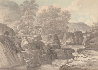 Pont-y-Pair sur la rivière Llugwy près de Betws-y-Coed, Denbigh - John Webber