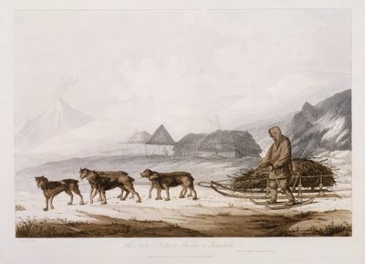 La Narta, ou traîneau pour charges à Kamtchatka, de 