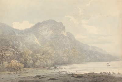 Vue de Cracatoa (sic), mers de Chine - John Webber