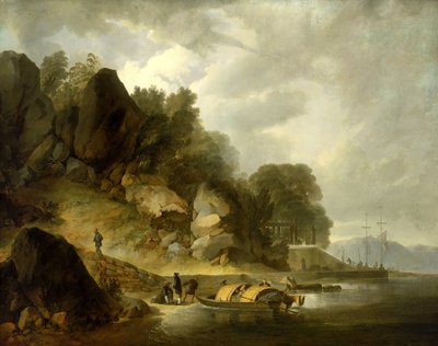 Vue de Macao, près du fleuve Guangdong (ou fleuve des Perles) (Chine) - John Webber