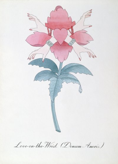 Amour-sur-le-poignet (Donum Amoris.), illustration de 