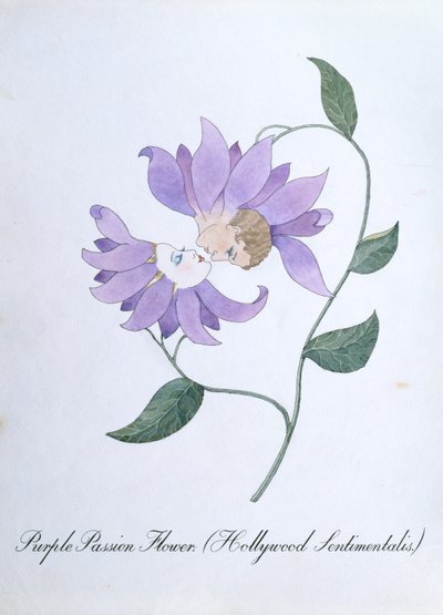 Purples Passion Flower (Hollywood Sentimentalis), illustration de 