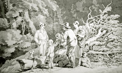 La famille du bûcheron - John White Abbot
