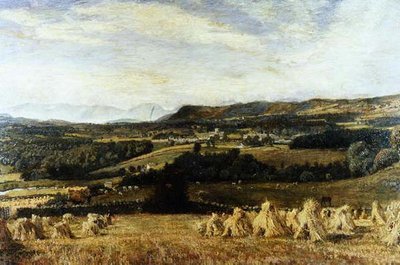 Cartmel Priory et Langdale Pikes - John William Buxton Knight